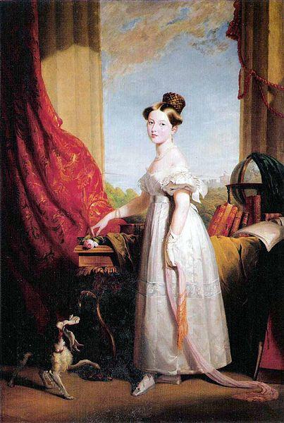 George Hayter Portrait of Princess Victoria of Kent Sweden oil painting art